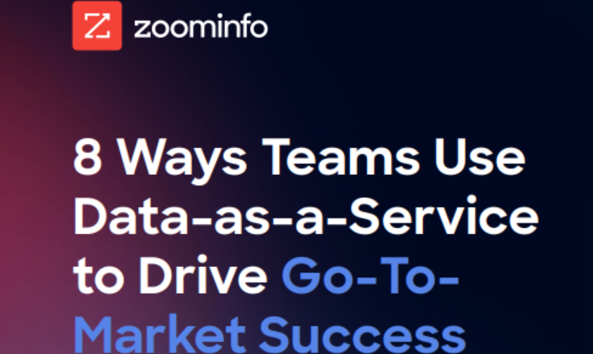 Use Data as a service Go to drive Go-To-Market Success